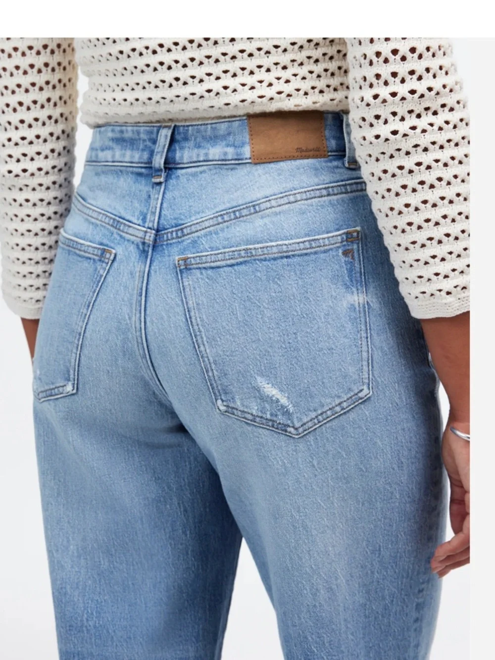 Madewell Curvy Perfect Vintage Wide-Leg Crop Jean Hallstead Wash - Picture 5 of 13